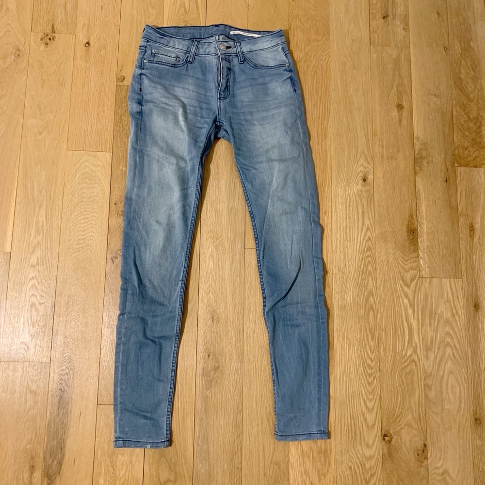 [Zara] Light washed skinny jean